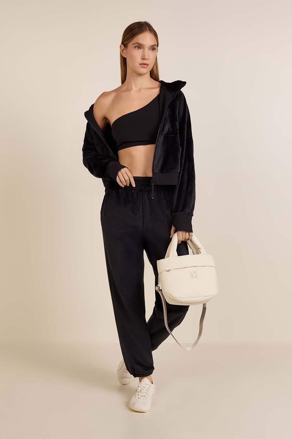 Scuba Oversized Full Zip Hoodie Velvet